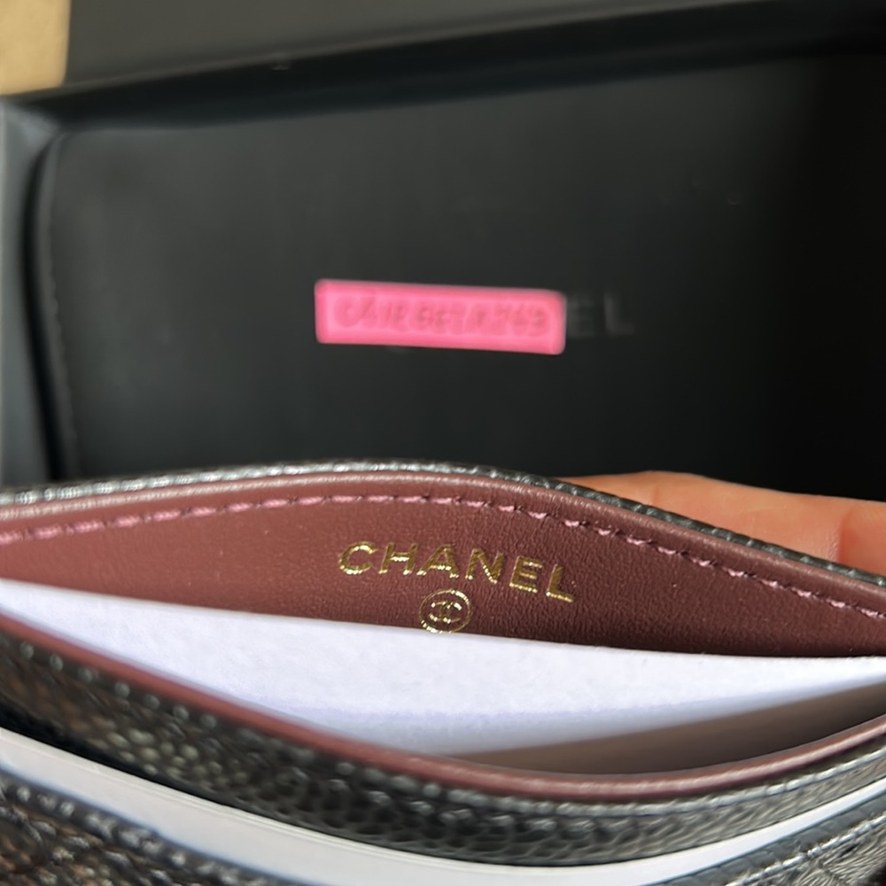 Chanel Card Case Black Caviar REV - Picture 12 of 12
